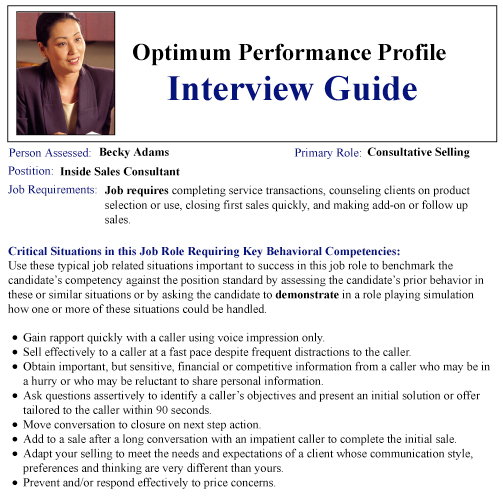 Interview Guide Sample Page One